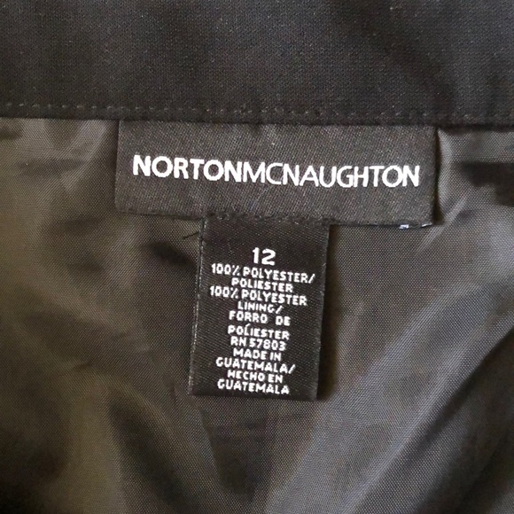Norton McNaughton Black Business Career Skirt 12 - Picture 5 of 6